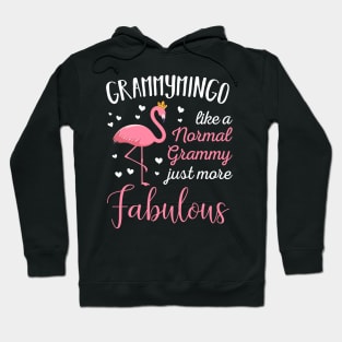 Grammymingo Pink Flamingo Mothers Day Gift Hoodie